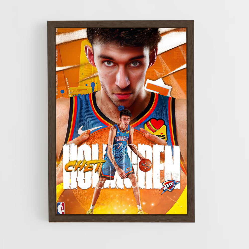 Poster Chet en Couleurs – affiche Basketball (vue 5)